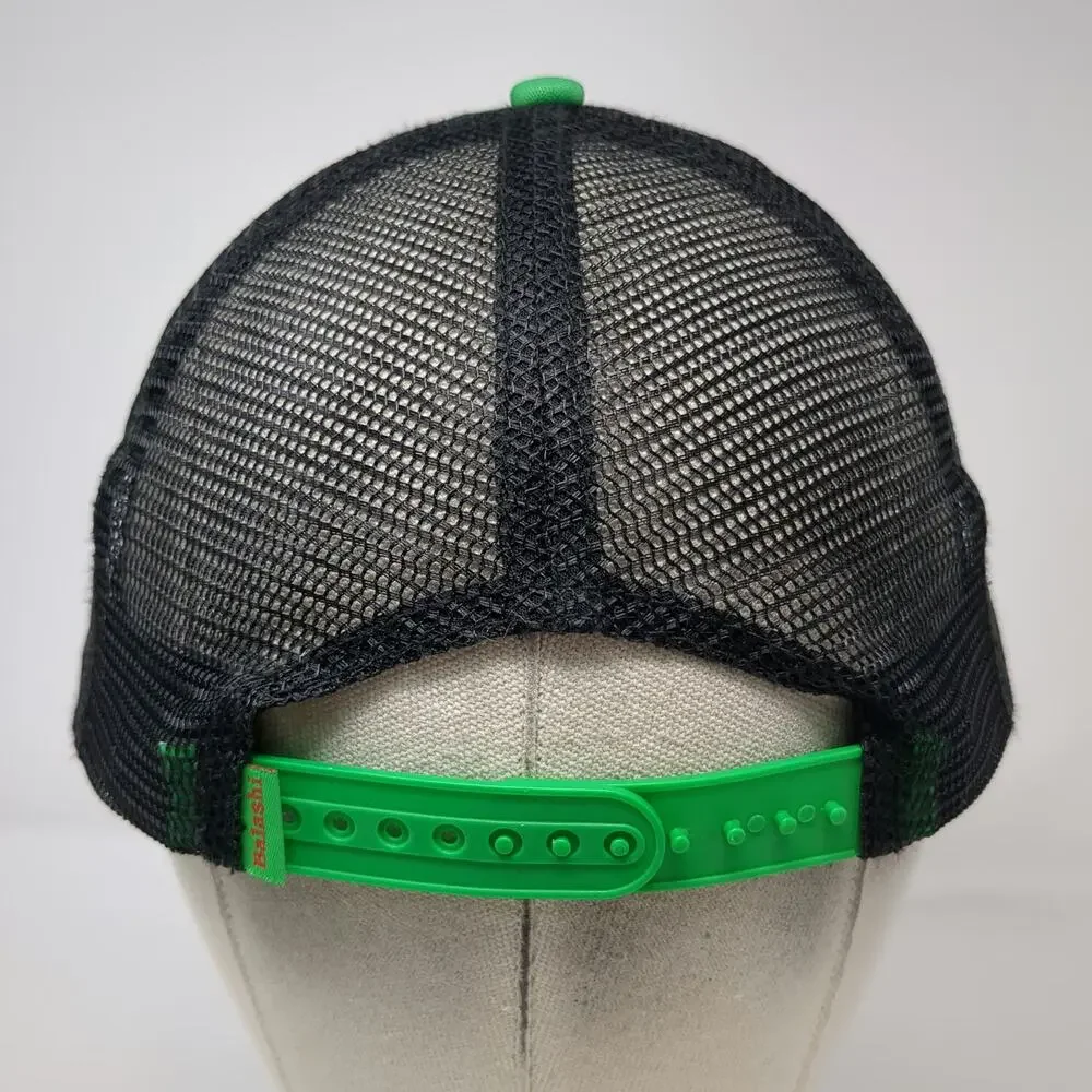 Balashi Beer Trucker Hat Green One Size Aruba Mesh Snapback Polyester Foam Hat